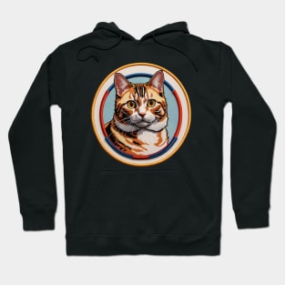 American Bobtail Embroidered Patch Hoodie